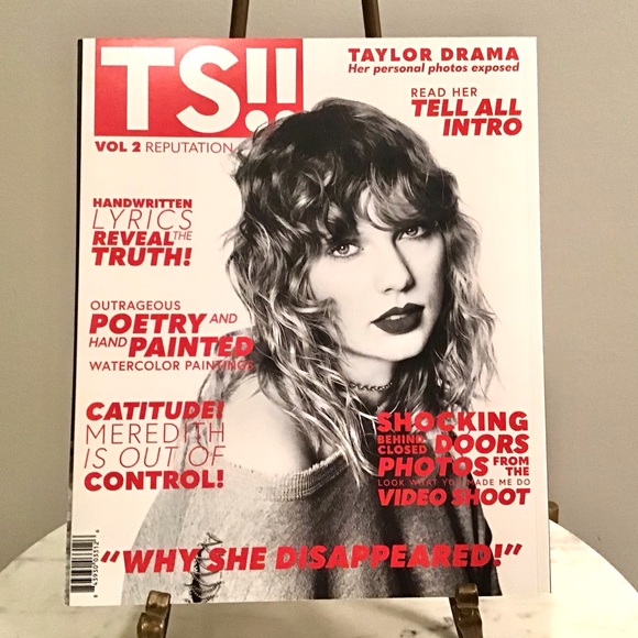 NEW Taylor Swift Reputation Magazine Poster RARE - Picture 2 of 8